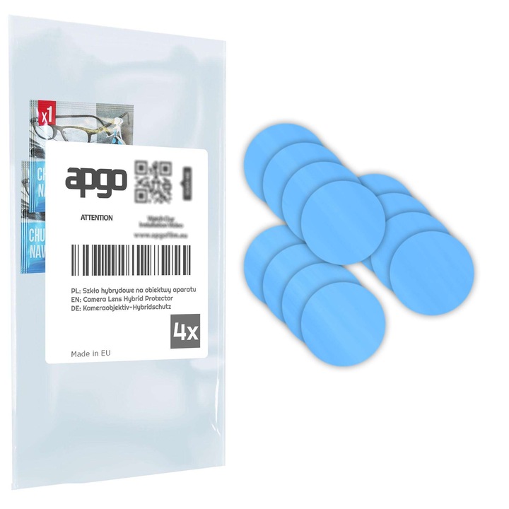 Set de 4 sticle de protectie pentru Meizu Note 22 – apgo, camera sticla pentru obiectivul camerei telefonului, full glue, 9H, anti-zgarieturi