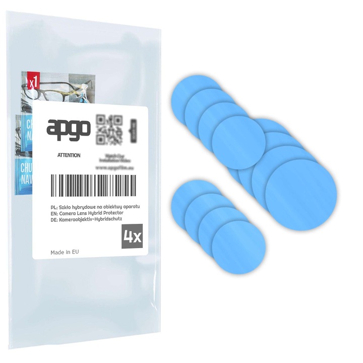 Set de 4 sticle de protectie pentru Huawei Pura 80 Pro – apgo, camera sticla pentru obiectivul camerei telefonului, full glue, 9H, anti-zgarieturi