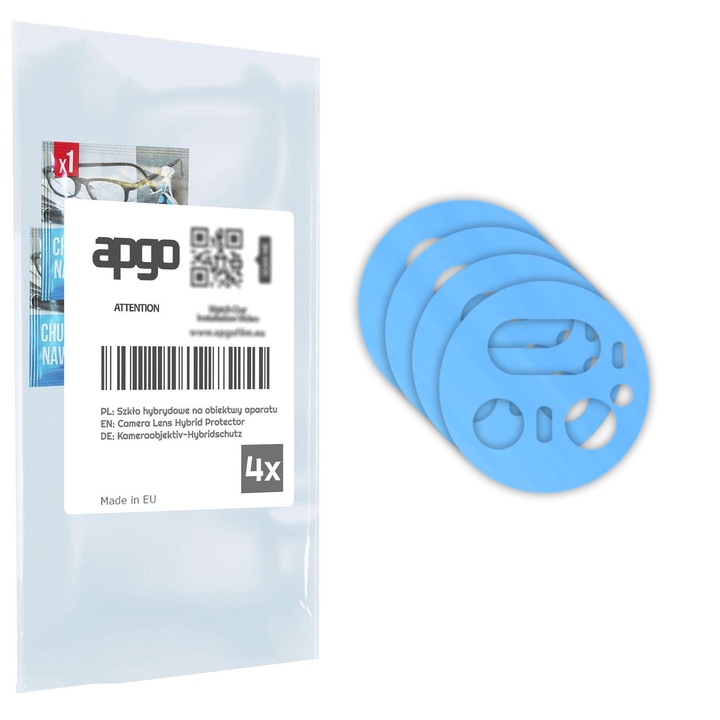 Set de 4 sticle de protectie pentru Honor Magic V5 – apgo, camera sticla pentru obiectivul camerei telefonului, full glue, 9H, anti-zgarieturi