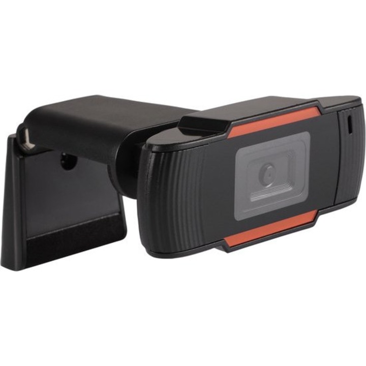 Cameră web Q-Link 1280x720p, microfon integrat, negru, compactă