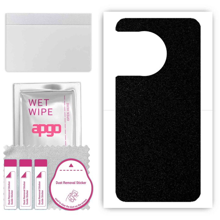 Защитно фолио за OnePlus 11R 5G Solar Red – apgo Skins, против надраскване, стикер за гръб матово черно