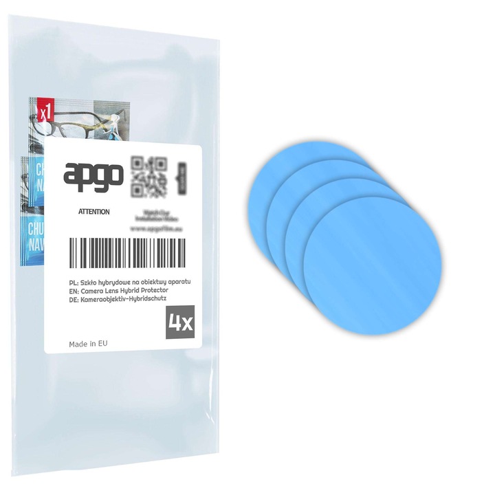 Set de 4 sticle de protectie pentru Huawei MatePad 12 X 2025 – apgo, camera sticla pentru obiectivul camerei telefonului, full glue, 9H, anti-zgarieturi