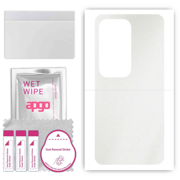 Folie de protectie pentru Oppo T3 Lite 5G – apgo Skins, anti-zgarieturi, autocolant pentru spatele Mata transparenta