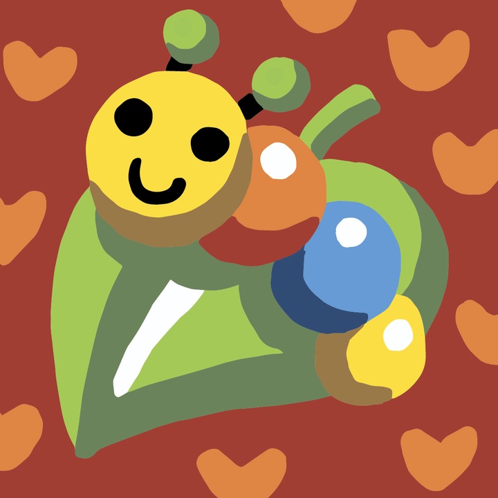 Комплект за гоблен с щампа и комплект конци Collection D`Art "Охлюв" 10x10 см