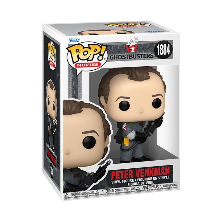 Figurina POP! Ghostbusters II - Dr. Peter Venkman, 9 cm, multicolor