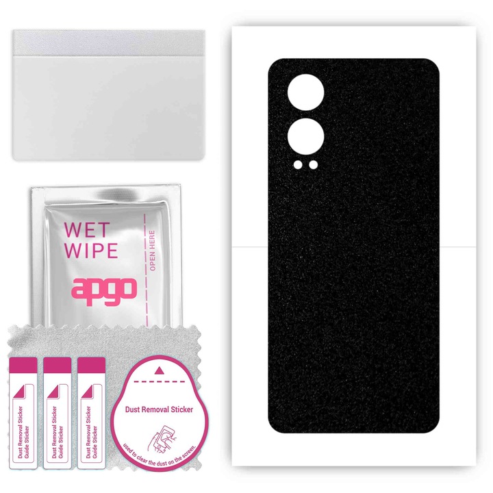 Védőfólia OnePlus Nord CE4 Lite 5G – apgo Skins, karcálló, matt fekete hátlap matrica