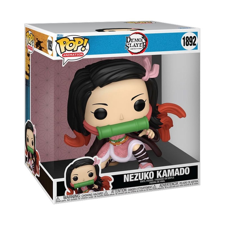 Фигурка POP! Nezuko, Demon Slayer: Kimetsu no Yaiba, 25 см, многоцветна