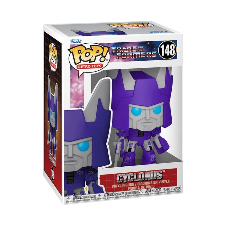 Figurina Cyclonus, Funko, 9 cm, multicolor, set colectionabil
