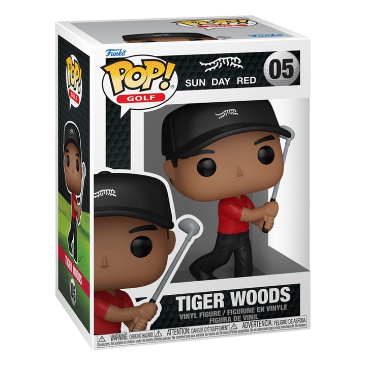 Фигурина Tiger Woods POP! Funko, 9 см, многоцветна, от винил, комплект