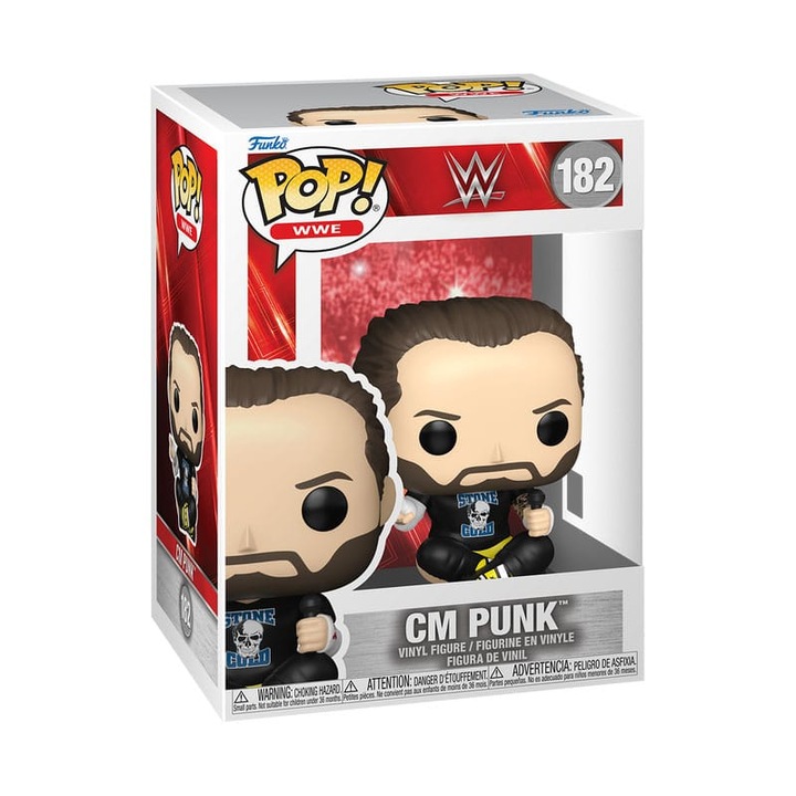 Фигурка POP! CM Punk, Funko, 9 см, многоцветен