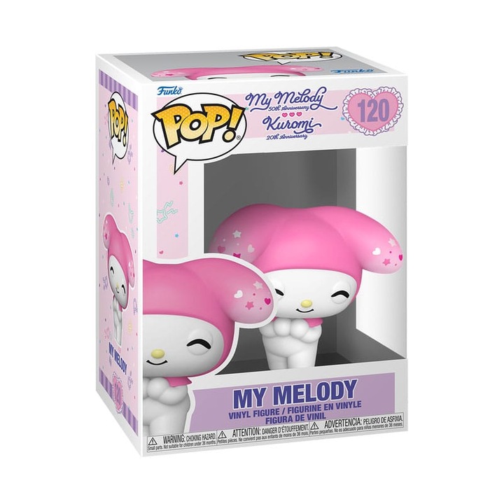 Figurina Funko POP! Melody Sanrio 9 cm, multicolor