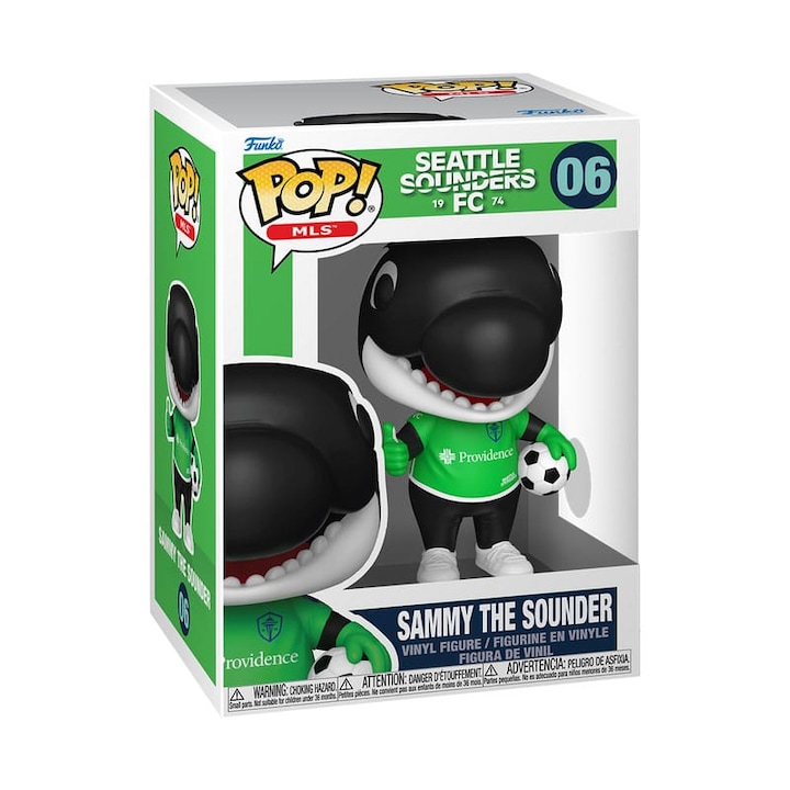 Figurina Funko POP! Sports - Sammy the Sounder, 9 cm, multicolor