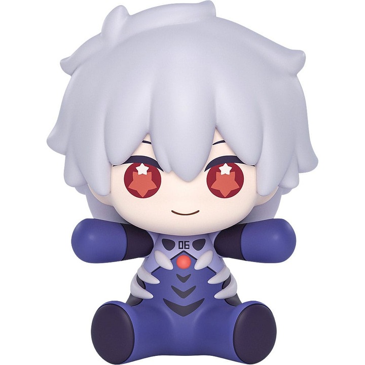 Figurina Chibi Kaworu Nagisa 7 cm, Good Smile, Rebuild of Evangelion, multicolor