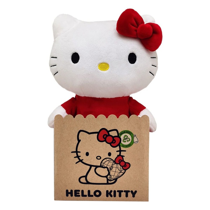 Плюшена фигурка, Hello Kitty 24 см, Joy Toy, Многоцветна