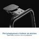 Кокпит Racing Simulator StableDesk, геймърски стол с регулируема височина и наклон, стойка за волан и педали, черен