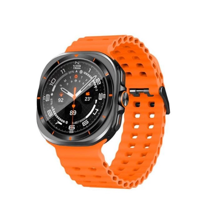 Смарт часовник XO Watch Ultra Amoled, 1.43", 16 езика, IP67, ChatGPT, Zhongke Blue Flood 5691G, оранжев