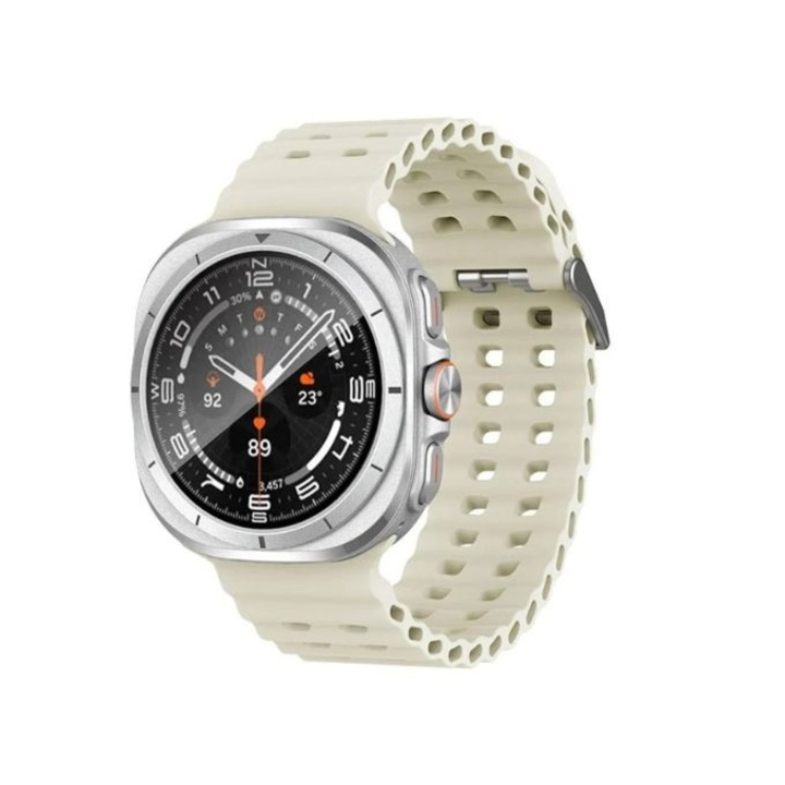Смарт часовник XO Watch Ultra Amoled, 1.43", 16 езика, IP67, ChatGPT, Zhongke Blue Flood 5691G, бял