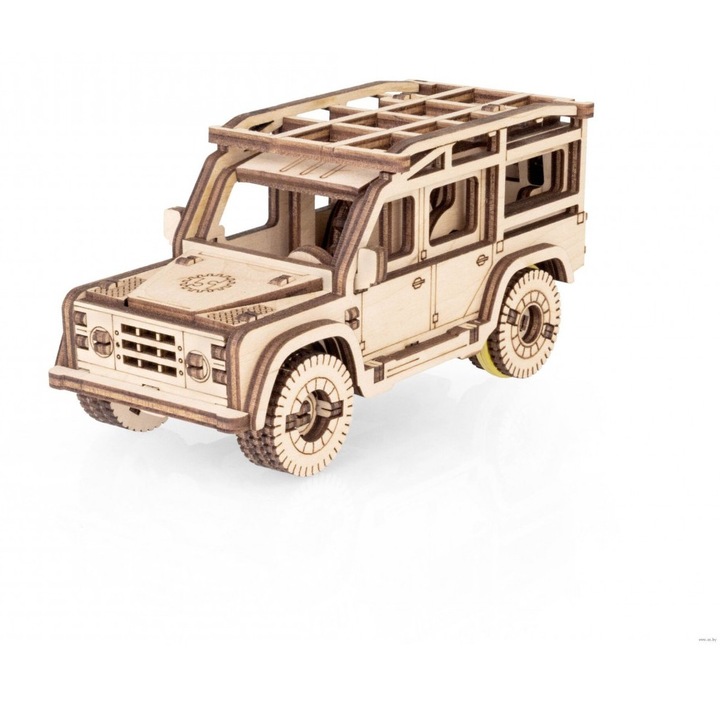 3D пъзел, Мини SUV, EWA, Дървен, 82 части