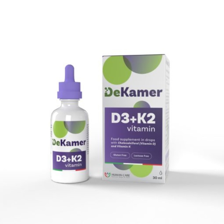 DeKamer D3+K2 капки 30 мл – силен имунитет и здрави кости