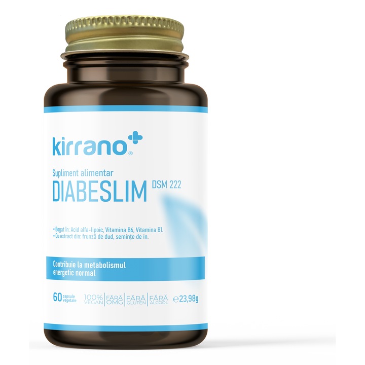 DiabeSlim DSM222 – хранителна добавка с антиоксидантно действие за енергия и здравословен метаболизъм