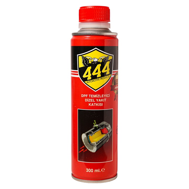 Adalék dízelhez 444 Automotive Products, 300 ml, tisztító funkció