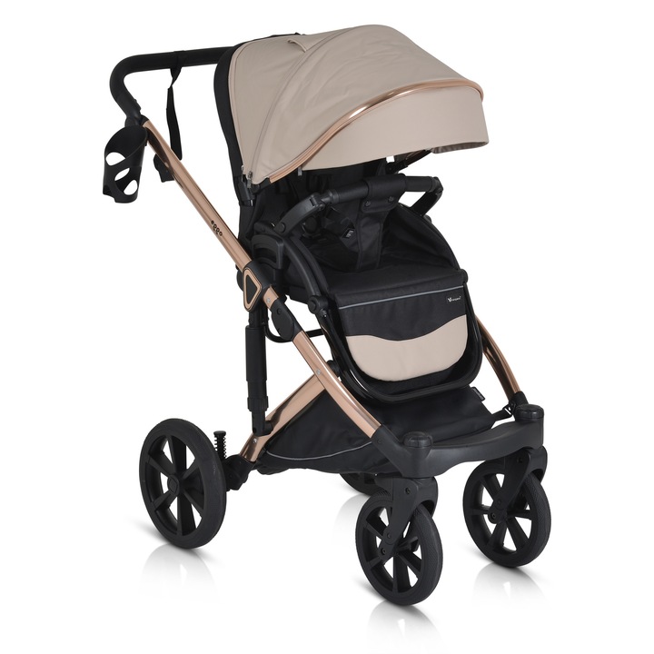 Комбинирана количка, Cangaroo, 3 в 1, Eggo Sand-beige