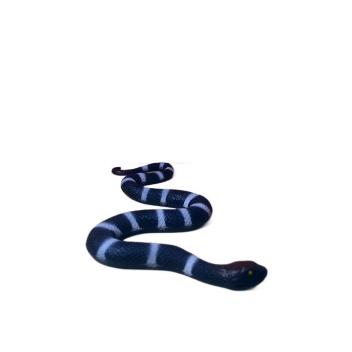 Model de sarpe simulat din cauciuc moale TPR - 55 cm, diverse stiluri, jucarii de sarpe fals, farsa, recuzita infricosatoare, model animal cognitiv pentru copii