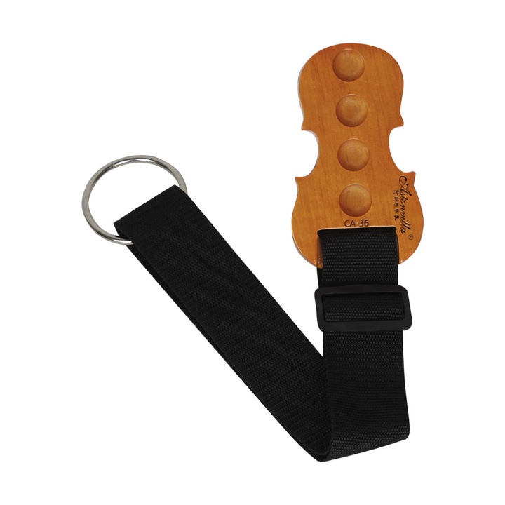 Skateboard antiderapant Cello - Constructie din lemn de trandafir + nailon + aliaj, reglabil 56-85 cm, pachet individual pentru stabilitate la violoncel