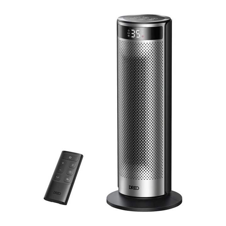 Aeroterma portabila cu telecomanda Dreo Solaris SH628, 2000W, 15-25m, 21x21x51.3cm