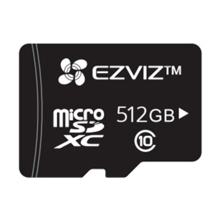 Karta memorie microSD Ezviz 512GB, Class 10, cu adaptor