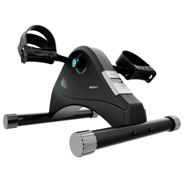 Drumfit Cycle Compact Pro fitnesz kerékpár, láb- és kar edzés, fekete, 40x39x30cm