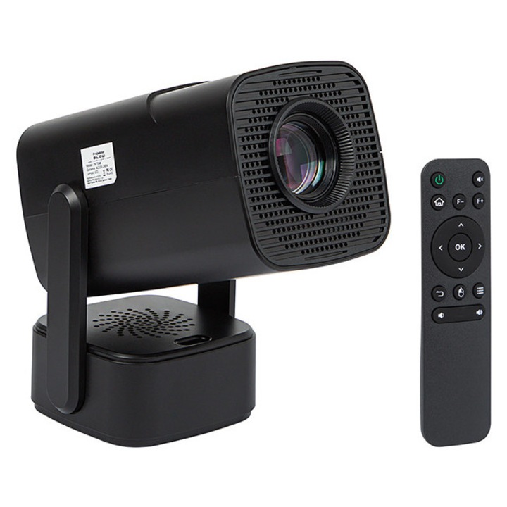 BLOW hordozható projektor, Android 13, 720p, 300 ANSI lumen, tokkal, fekete