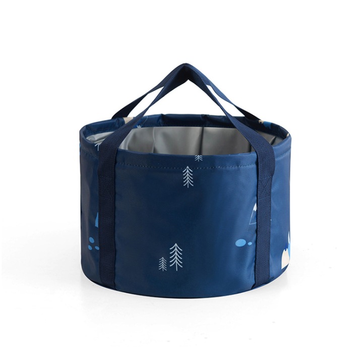 Összecsukható lábmosó kád, RDWESZOD, 25 literes, többszínű, kempingezéshez, zöldségmosáshoz, könnyen szállítható