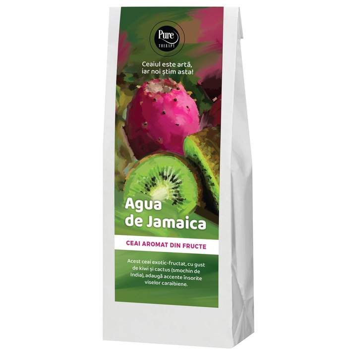 Ceai Fructe, Pure Therapy, AGUA DI JAMAICA, hibiscus și ananas, 50 g