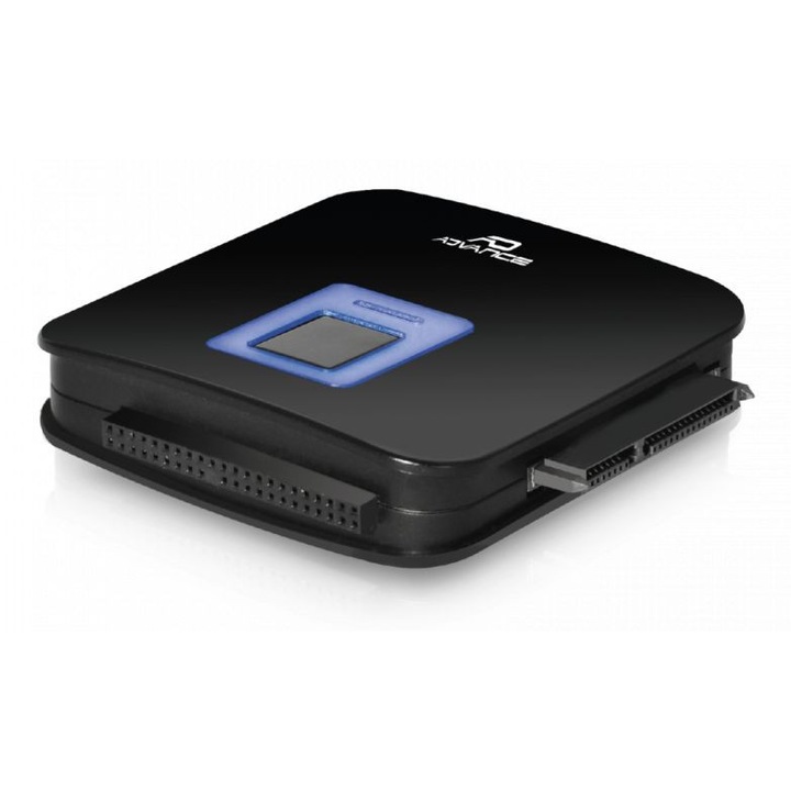 Rack Hard-disk Advance EasyPlug USB 3.0, SATA/IDE, negru, 2,5"/3,5"