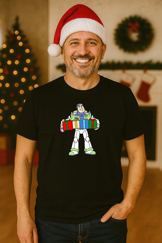 Tricou Toy Story Buzz Lightyear Cu Cadouri Colorate, Barbat