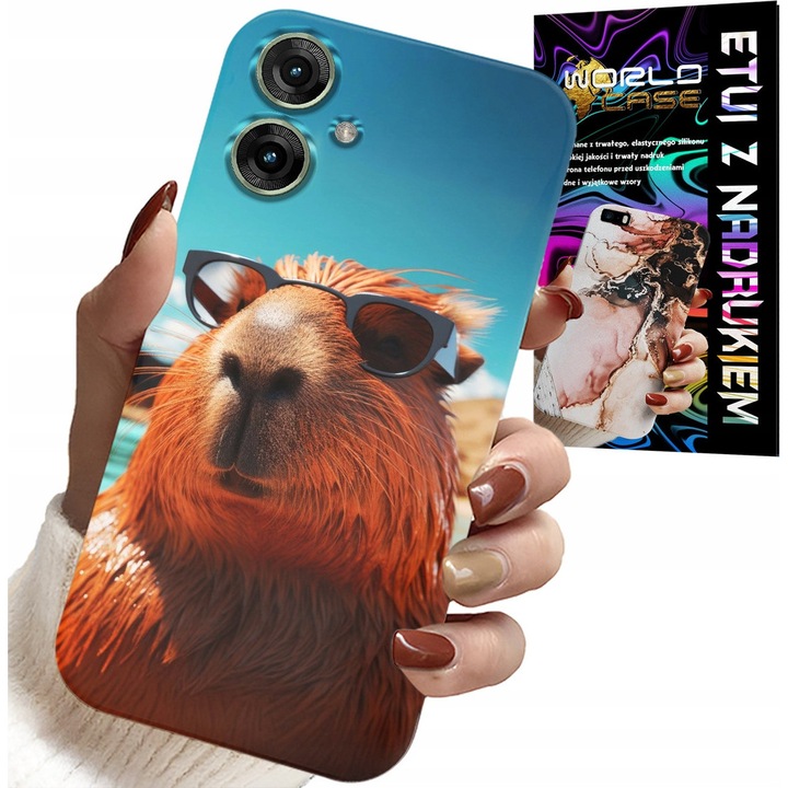 Telefontok, World Case, Capibara, szilikon védelem, többszínű