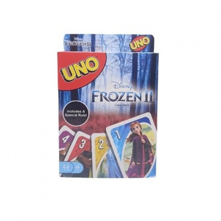 Set de carti de joc Uno, tema Frozen, jocuri de societate