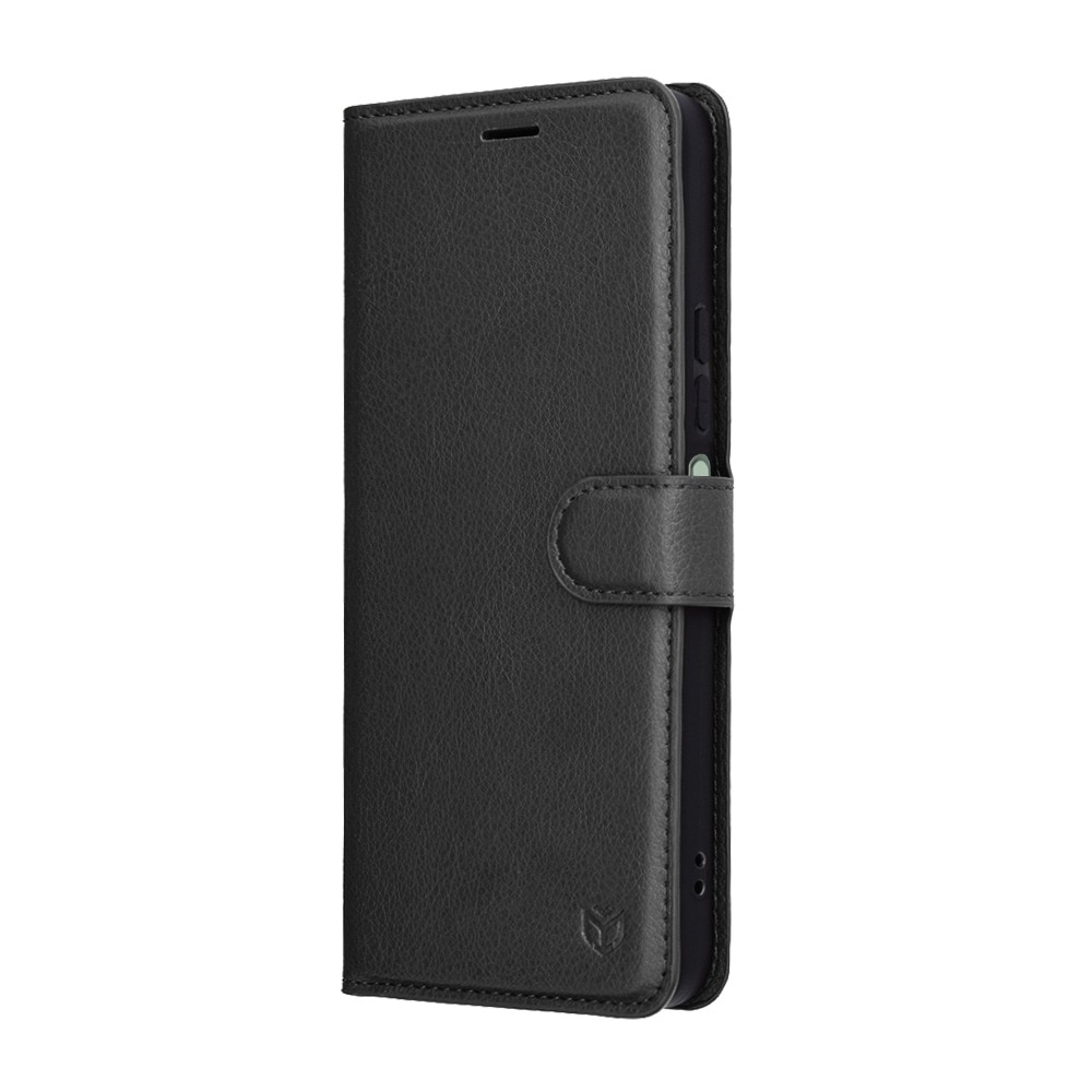 Husa pentru Xiaomi Redmi 15 4G / Redmi 15 5G Tip Carte DaDen®, Leather Folio, Functie de Stand, Calitate Premium, Antisoc, Protectie Sporita, Negru