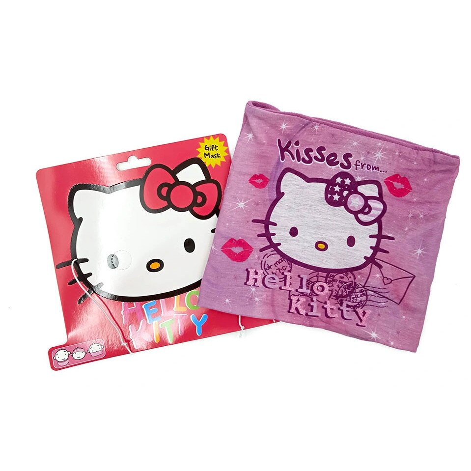 Fular copii Sanrio, Hello Kitty, 100% poliester, 3-7 ani, roz - eMAG.ro