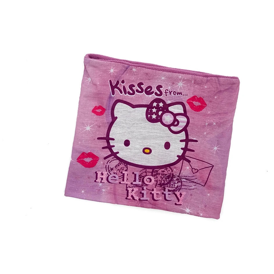 Fular copii Sanrio, Hello Kitty, 100% poliester, 3-7 ani, roz - eMAG.ro