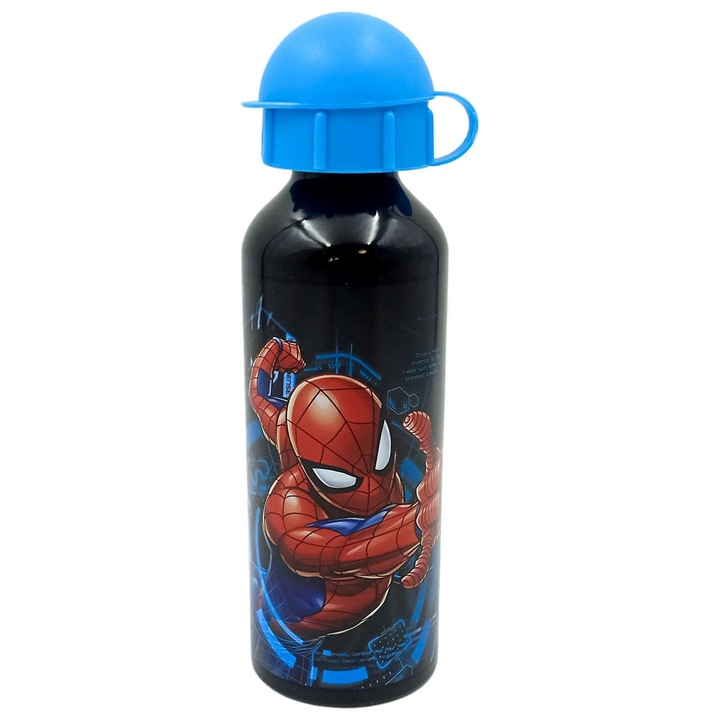 Marvel sportpalack, Pókember, 520ml, türkiz