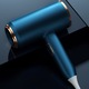 Сешоар, 2400 W, 360° въртяща се концентрираща дюза, отрицателни йони със синя светлина, защита на косата с постоянна температура, 5 настройки на скоростта, син