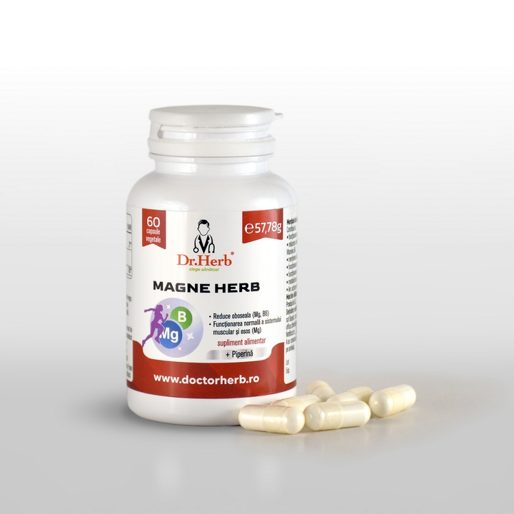 Magneziu bisglicinat Magne Herb 60 capsule
