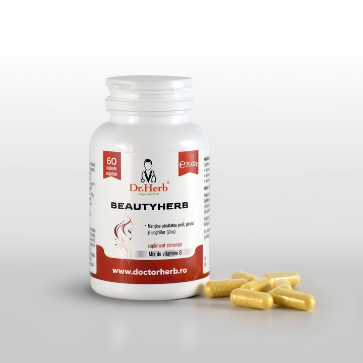 Supliment alimentar par si unghii Beautyherb 60 capsule