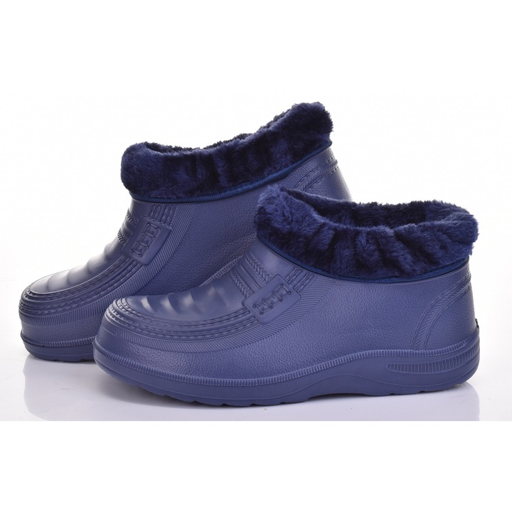 Saboti pentru barbati, Martinus, impermeabil, sintetic/spuma EVA, Albastru