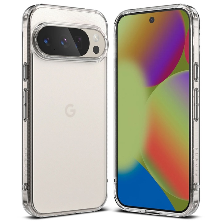 Huse telefon, Tokgalaxis, Compatibile cu Google Pixel 10 Pro, Carcasă transparentă din silicon de 2 mm