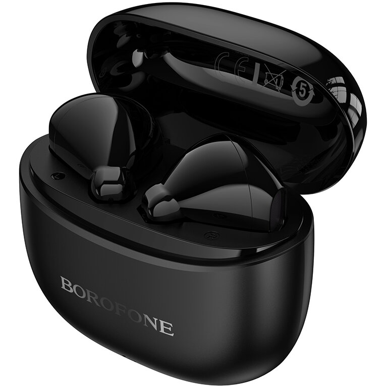 Casti Bluetooth, Borofone TWS, BW88, Deep Rhyme, Negru