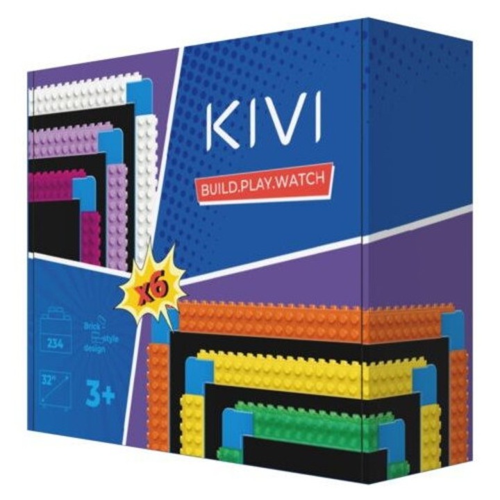 Kiegészítő szett Kiwi KidsTV-hez, Színes keretek, 6 szín