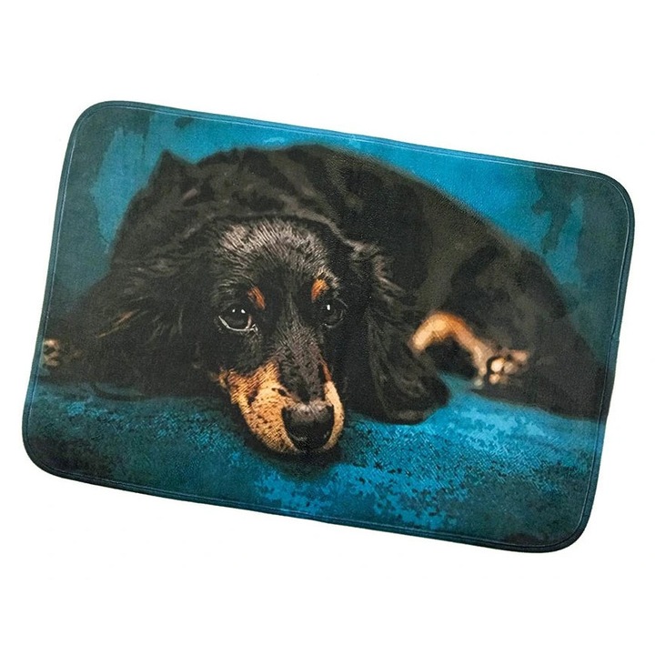 Covoras antiderapant pentru caini, Zoofari, 40x60cm, design frumos, usor de curatat